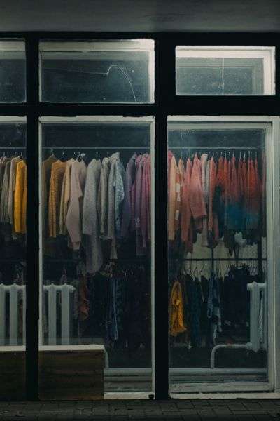 exterior de tienda con seguro para tiendas de ropa